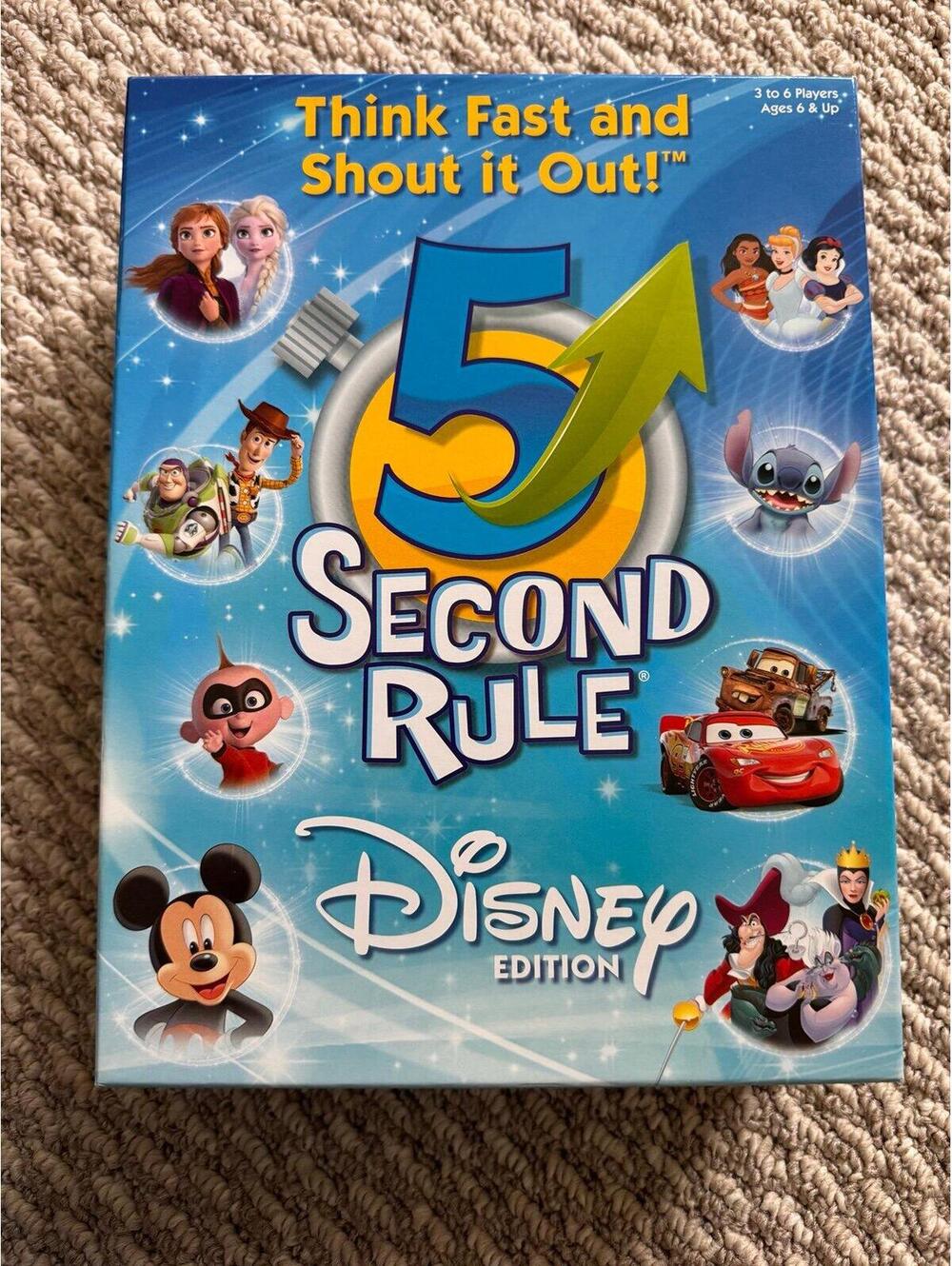 Disney 5 seconds Rule game